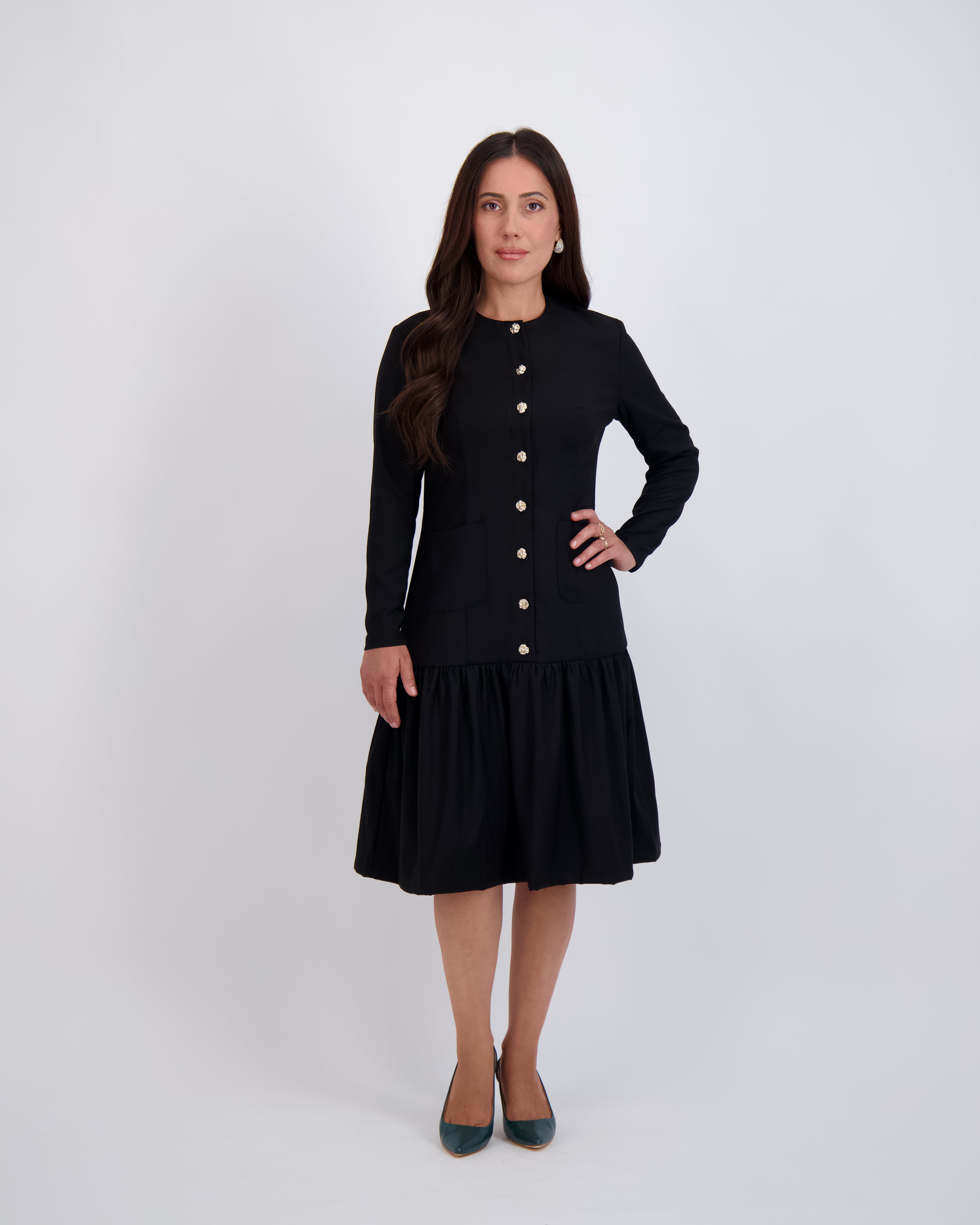 Drop Waist Dress SP / Plaid